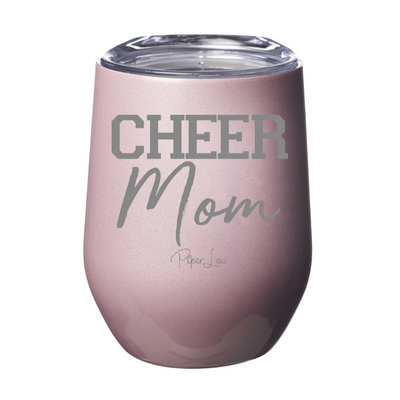 Cheer Mom 12oz Stemless Wine Cup