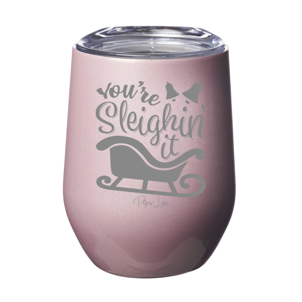 You're Sleighin' It 12oz Stemless Wine Cup