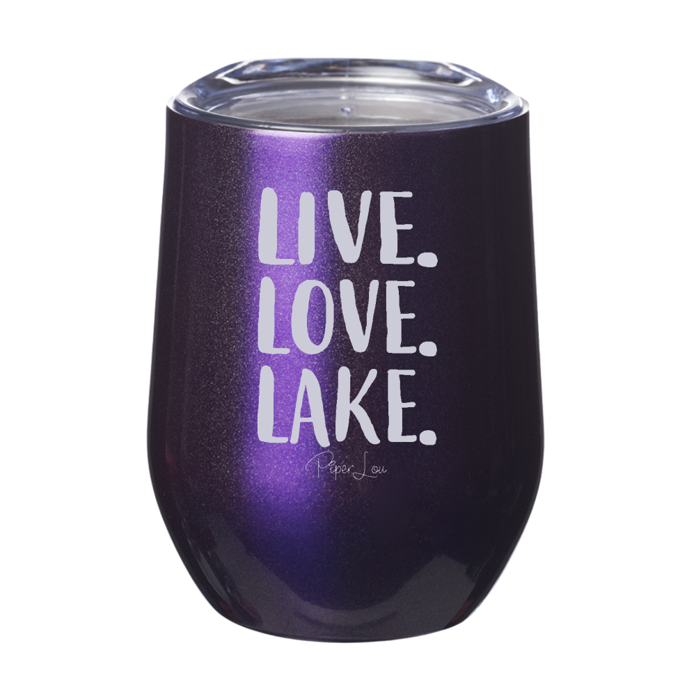 Live. Love. Lake. Laser Etched Tumbler
