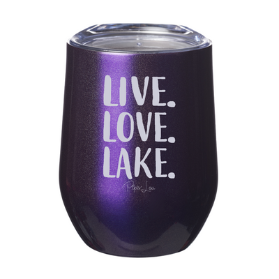 Live Love Lake 12oz Stemless Wine Cup