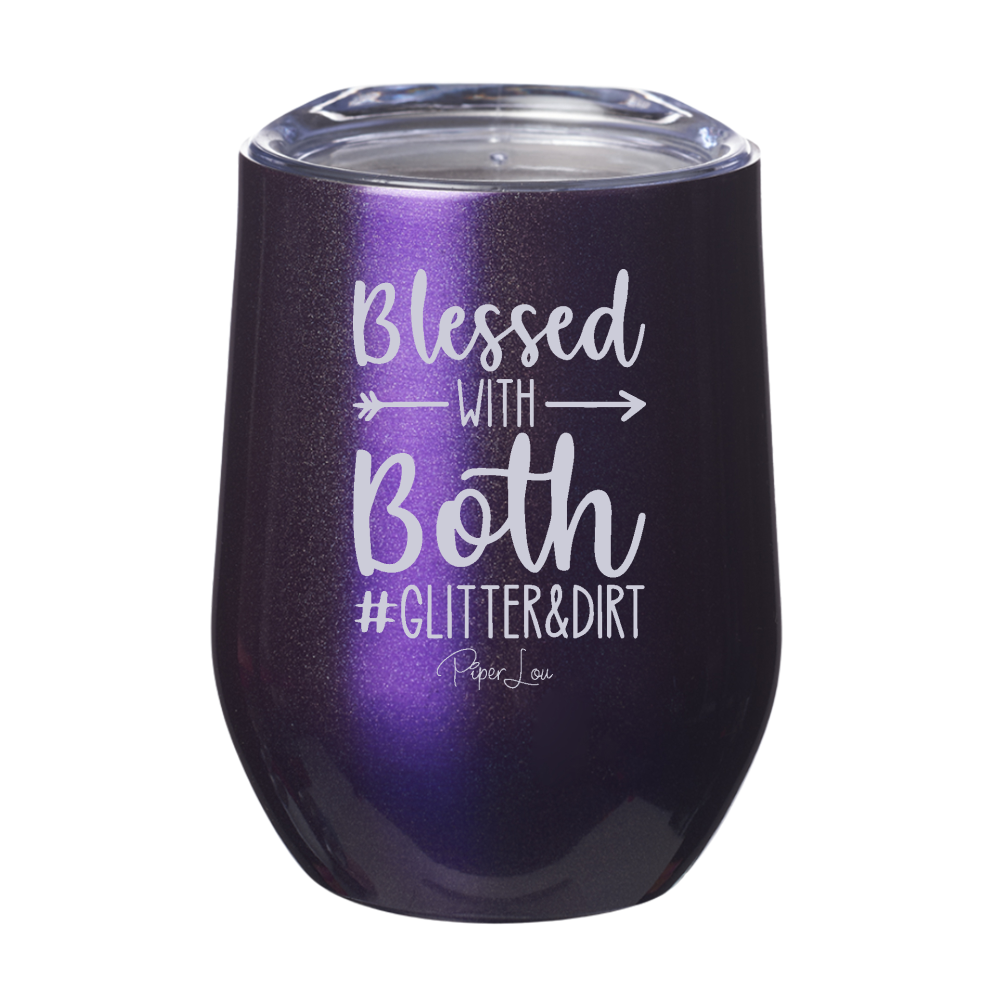 Blessed With Both Laser Etched Tumbler