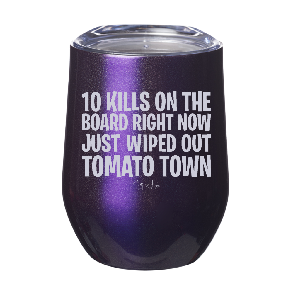 Just Wiped Out Tomato Town 12oz Stemless Wine Cup