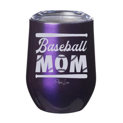 Baseball Mom Bat Laser Etched Tumbler