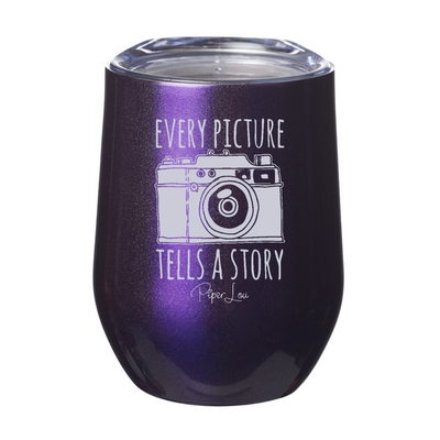 Tells A Story Laser Etched Tumbler