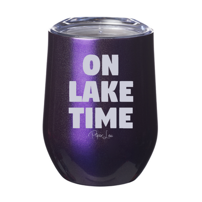 On Lake Time Laser Etched Tumbler