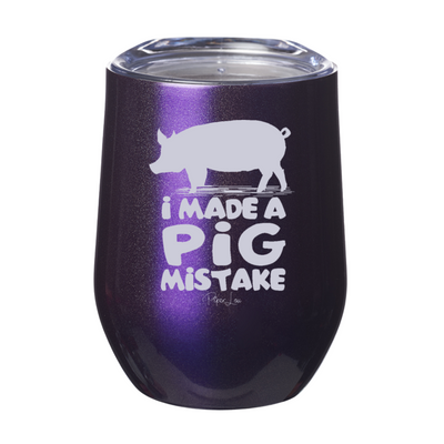 I Made A Pig Mistake 12oz Stemless Wine Cup