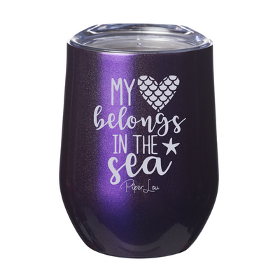 My Heart Belongs In The Sea  12oz Stemless Wine Cup