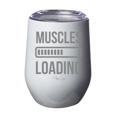Muscles Loading 12oz Stemless Wine Cup