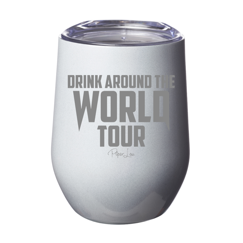 Drink Around The World Tour 12oz Stemless Wine Cup