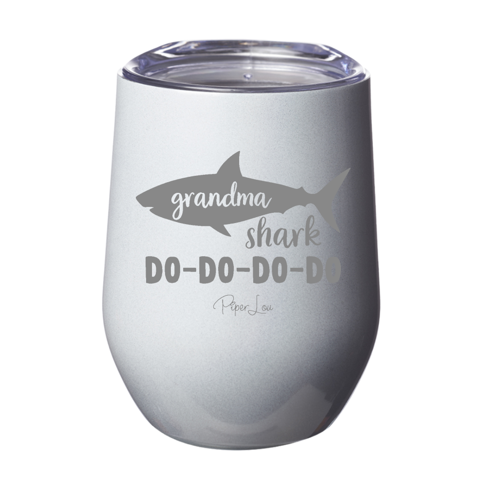 Grandma Shark 12oz Stemless Wine Cup