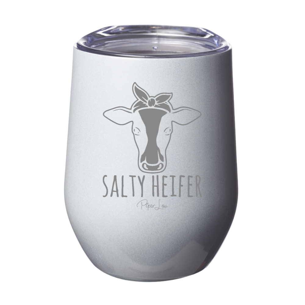 Salty Heifer Laser Etched Tumbler