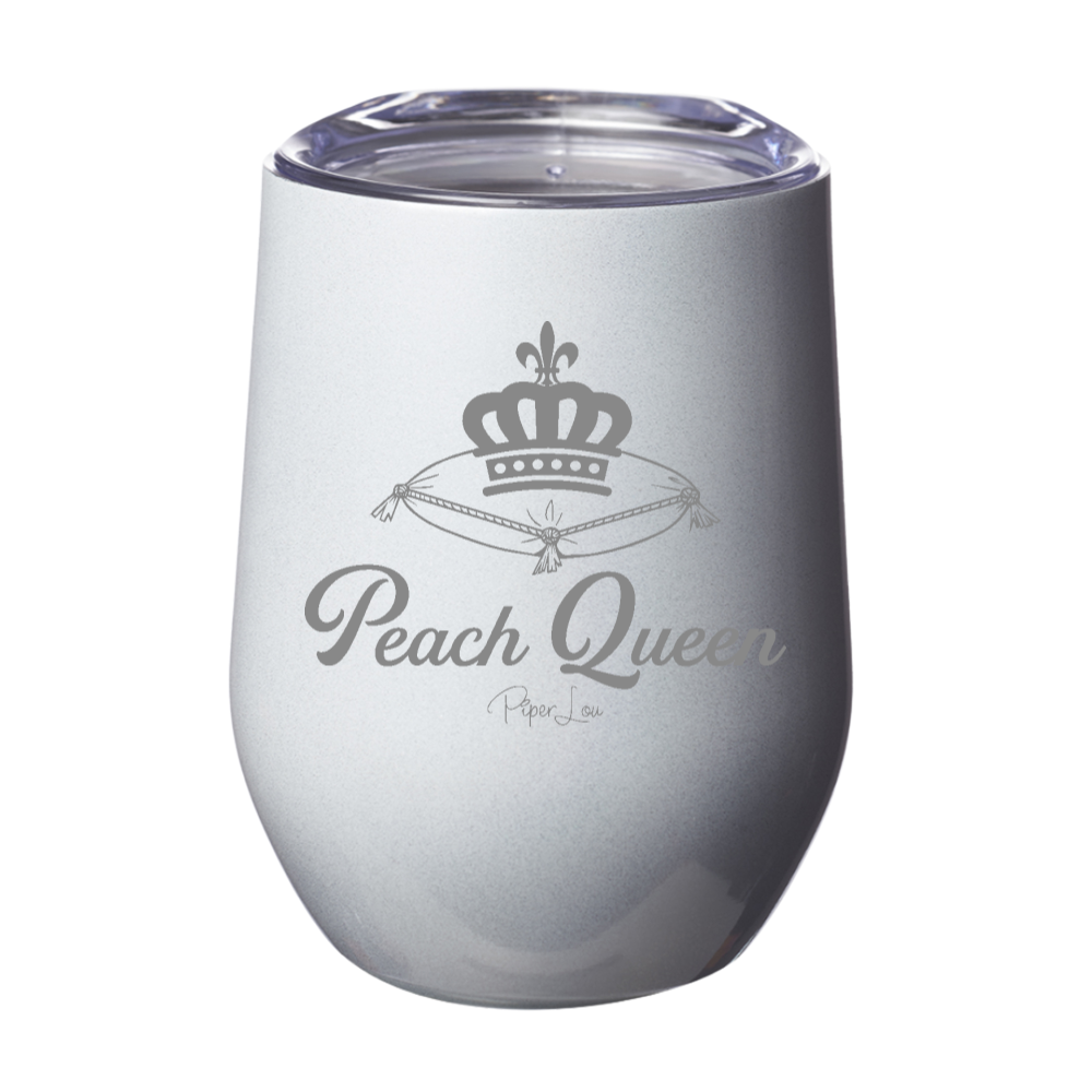 Peach Queen Laser Etched Tumbler