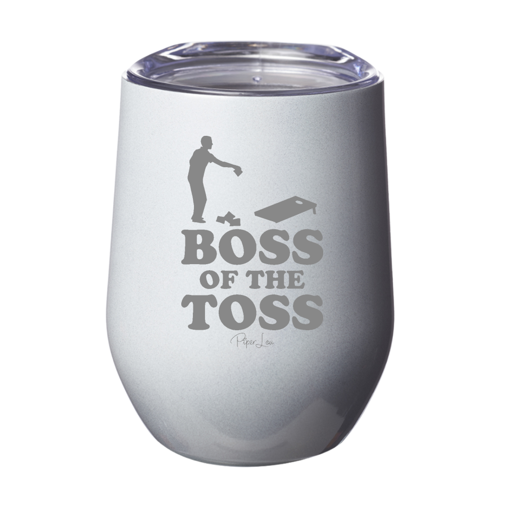 Boss Of The Toss 12oz Stemless Wine Cup