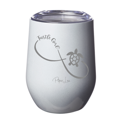 Turtle Girl 12oz Stemless Wine Cup