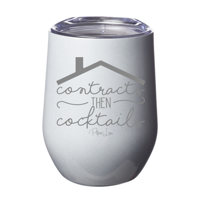 Contracts Then Cocktails 12oz Stemless Wine Cup