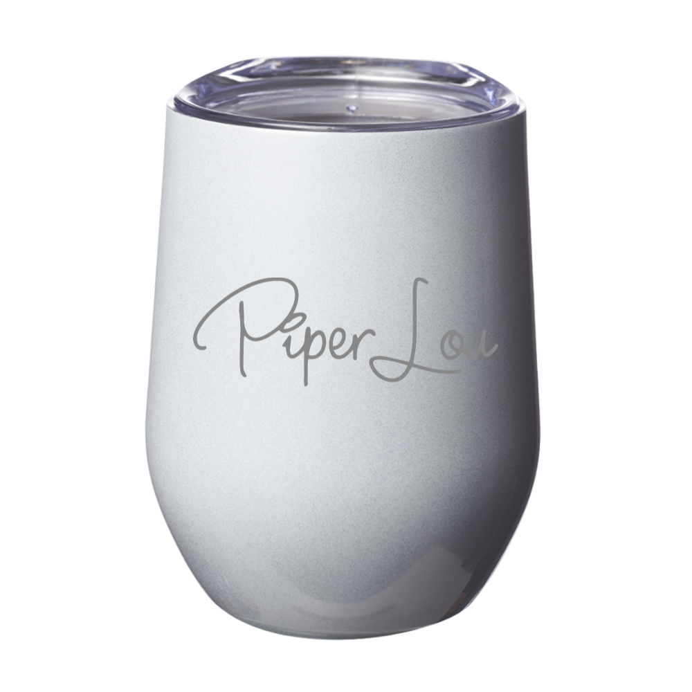 Piper Lou Logo 12oz Stemless Wine Cup