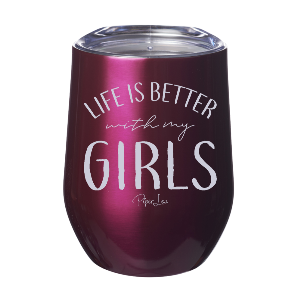 Spring Broke | Life Is Better With My Girls Laser Etched Tumbler