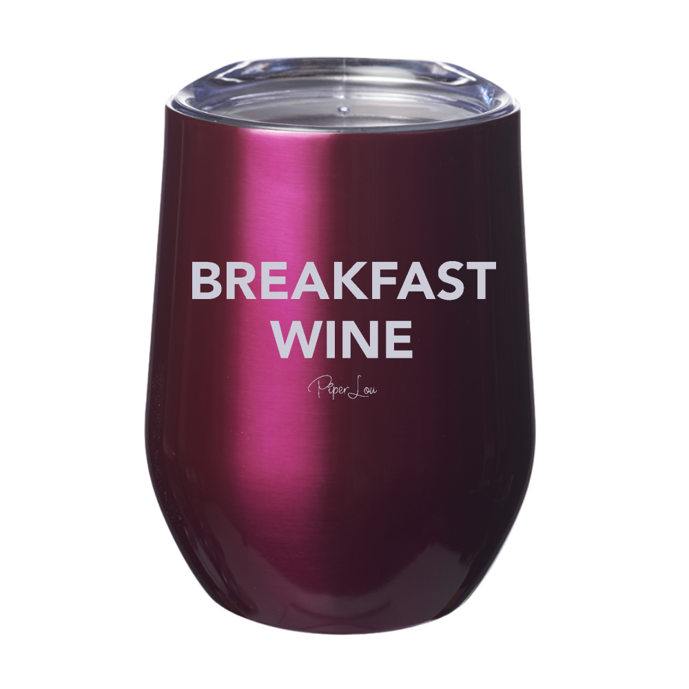 Breakfast Wine 12oz Stemless Wine Cup