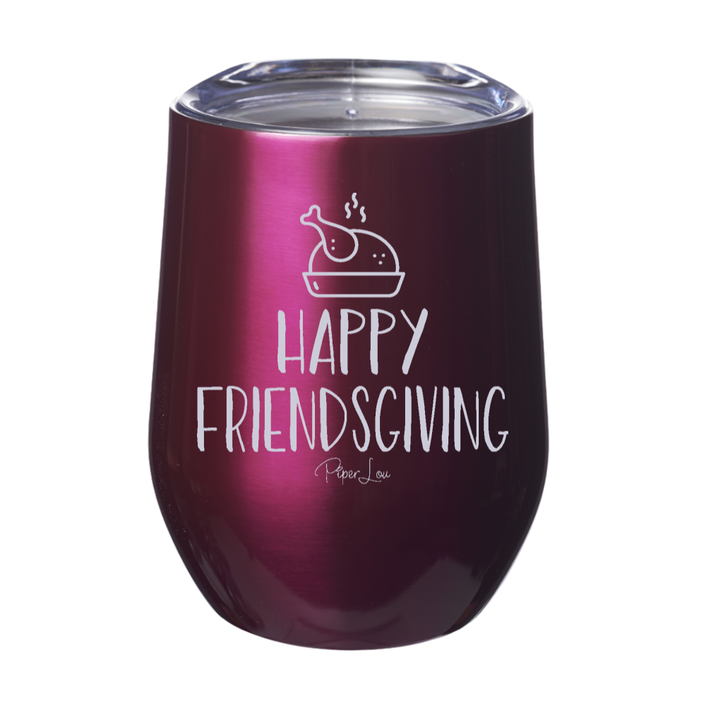 Happy Friendsgiving 12oz Stemless Wine Cup