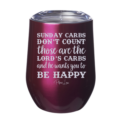 Sunday Carbs Don't Count 12oz Stemless Wine Cup