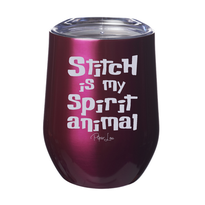 Stitch Is My Spirit Animal 12oz Stemless Wine Cup