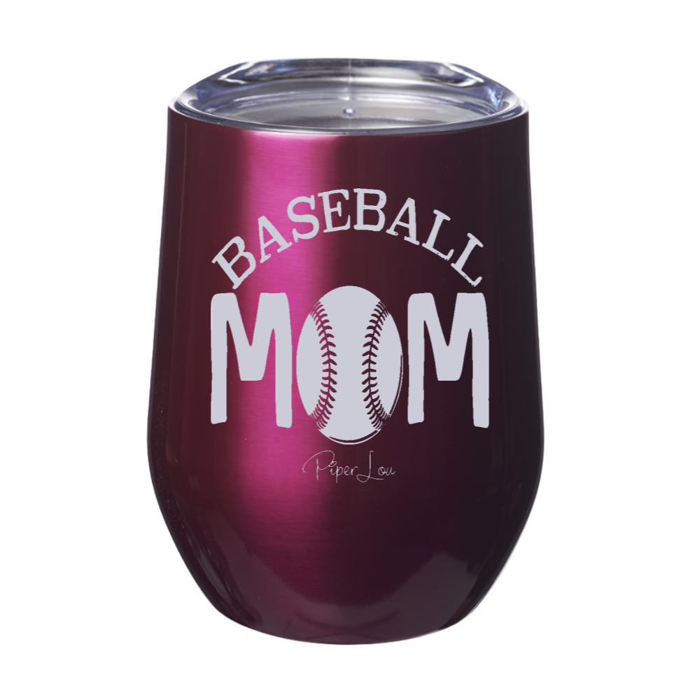 Baseball Mom Laser Etched Tumbler