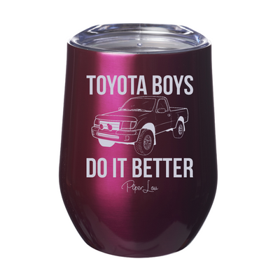 Toyota Boys Do It Better 12oz Stemless Wine Cup