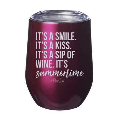 It's Summertime 12oz Stemless Wine Cup
