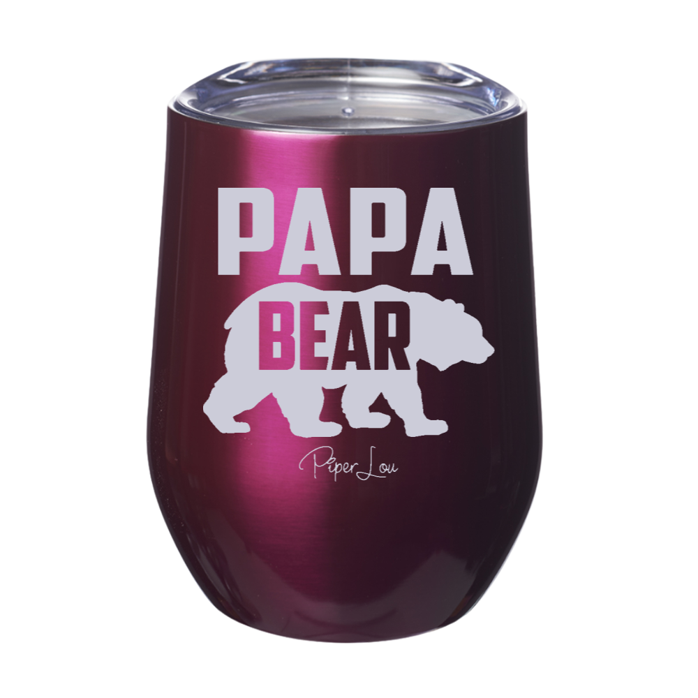 Papa Bear 12oz Stemless Wine Cup