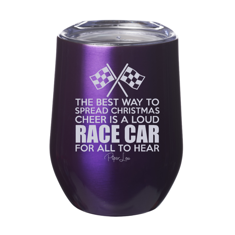 A Loud Race Car For All To Hear 12oz Stemless Wine Cup