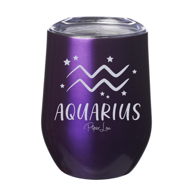 Aquarius 12oz Stemless Wine Cup