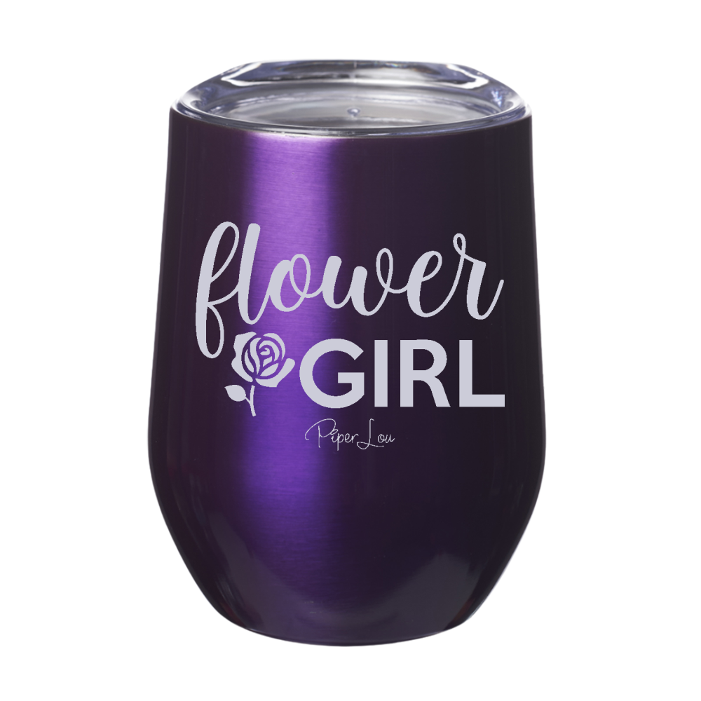 Flower Girl 12oz Stemless Wine Cup