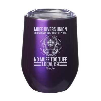 Muff Divers Union 12oz Stemless Wine Cup