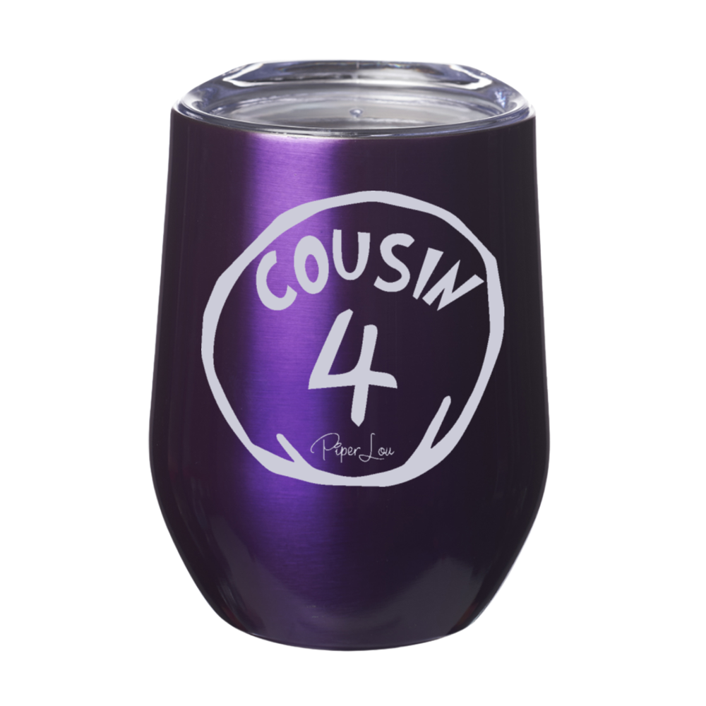 Cousin 4 12oz Stemless Wine Cup