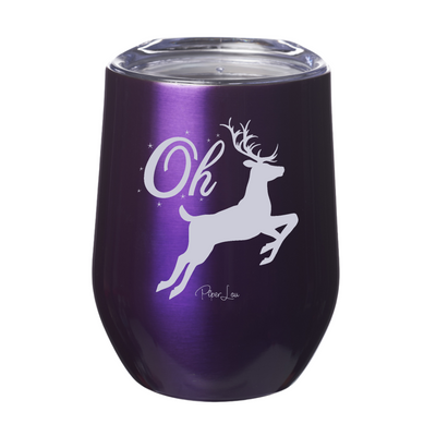 Oh Deer 12oz Stemless Wine Cup