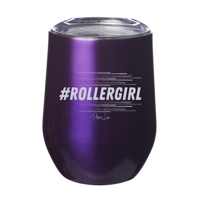 #RollerGirl 12oz Stemless Wine Cup