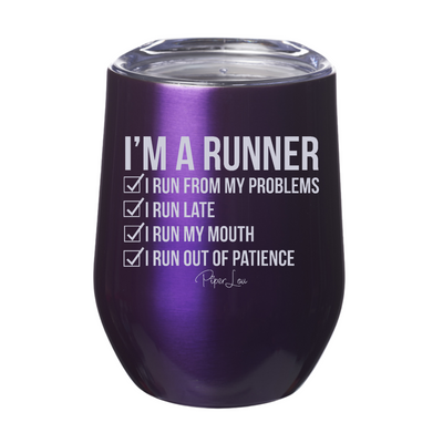 I'm A Runner 12oz Stemless Wine Cup