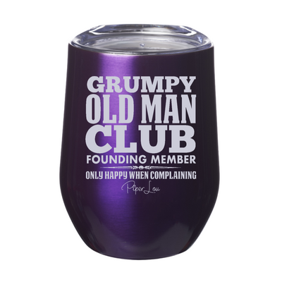 Grumpy Old Man Club Laser Etched Tumbler
