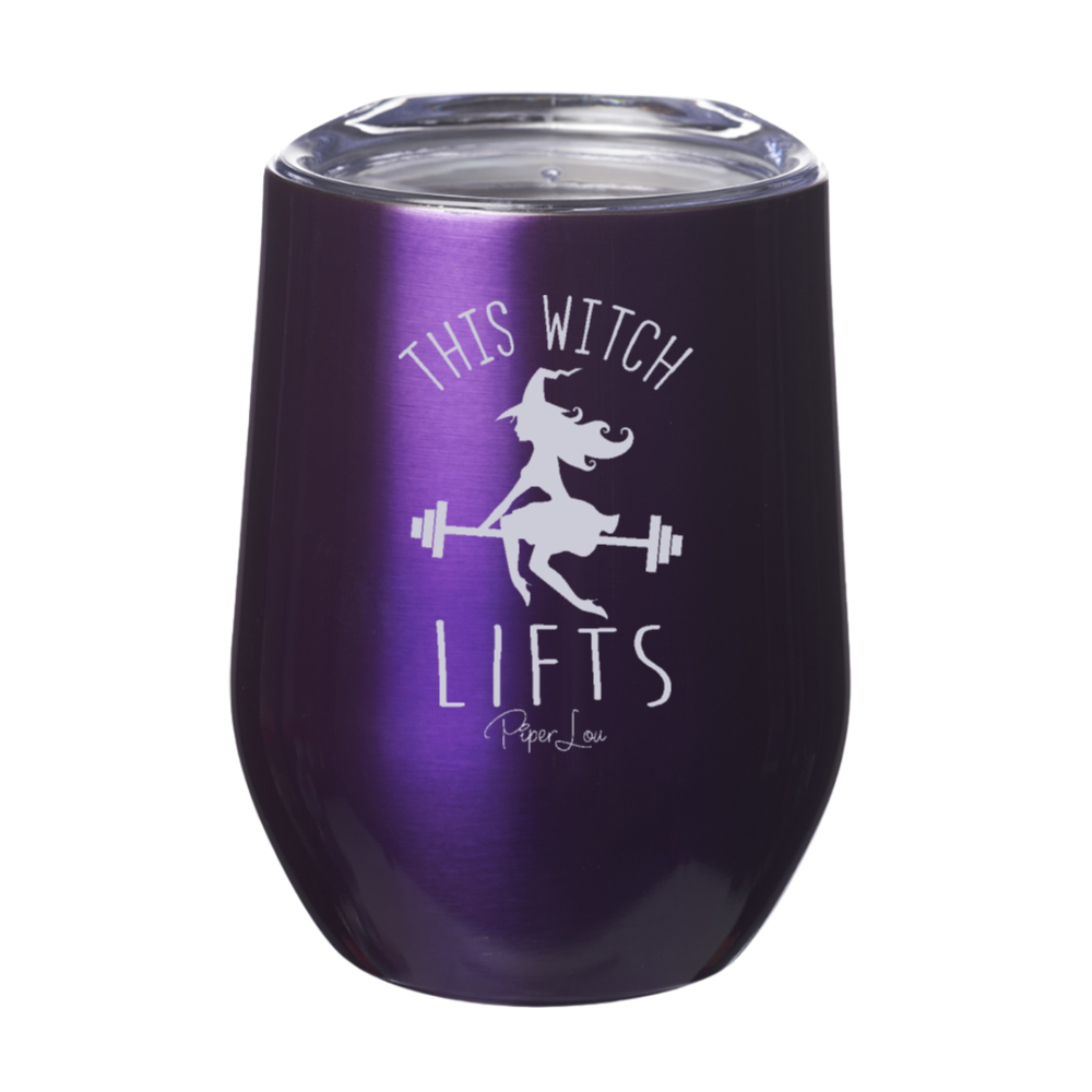 This Witch Lifts 12oz Stemless Wine Cup