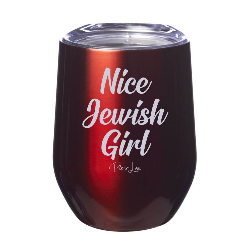 Nice Jewish Girl 12oz Stemless Wine Cup
