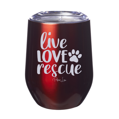 Live Love Rescue 12oz Stemless Wine Cup