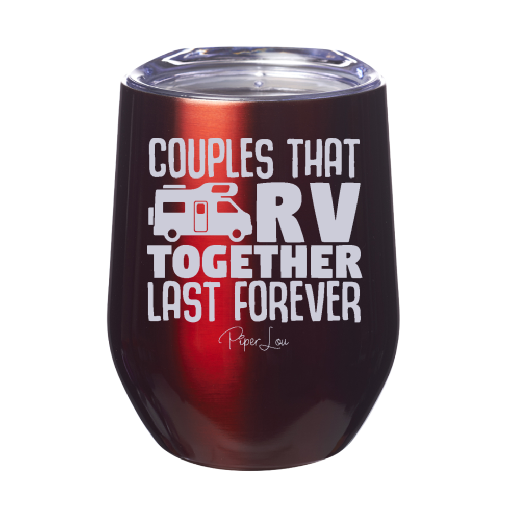 Couples That RV Laser Etched Tumbler