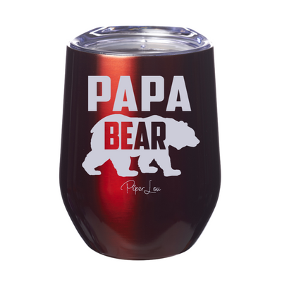Papa Bear Laser Etched Tumbler