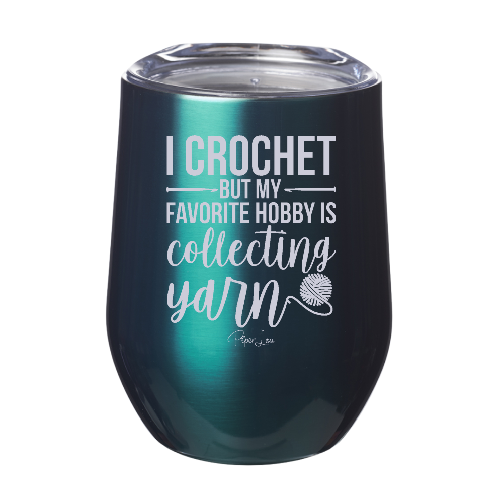 Collecting Yarn 12oz Stemless Wine Cup