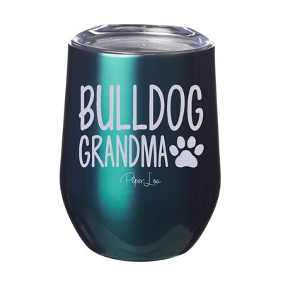 Bulldog Grandma 12oz Stemless Wine Cup