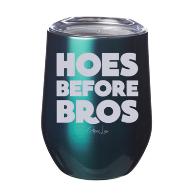 Hoes Before Bros 12oz Stemless Wine Cup