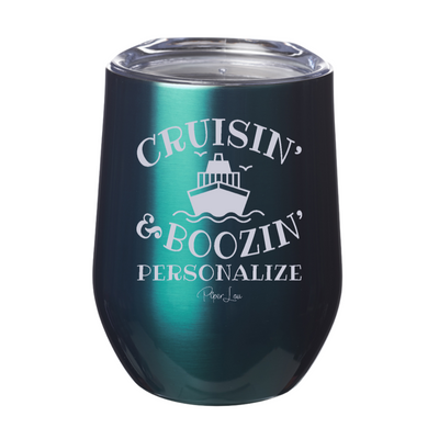 Cruisin And Boozin 12oz Stemless Wine Cup