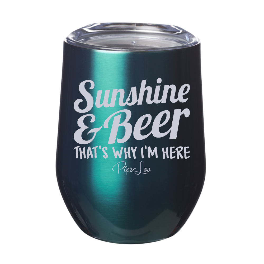 Sunshine And Beer 12oz Stemless Wine Cup