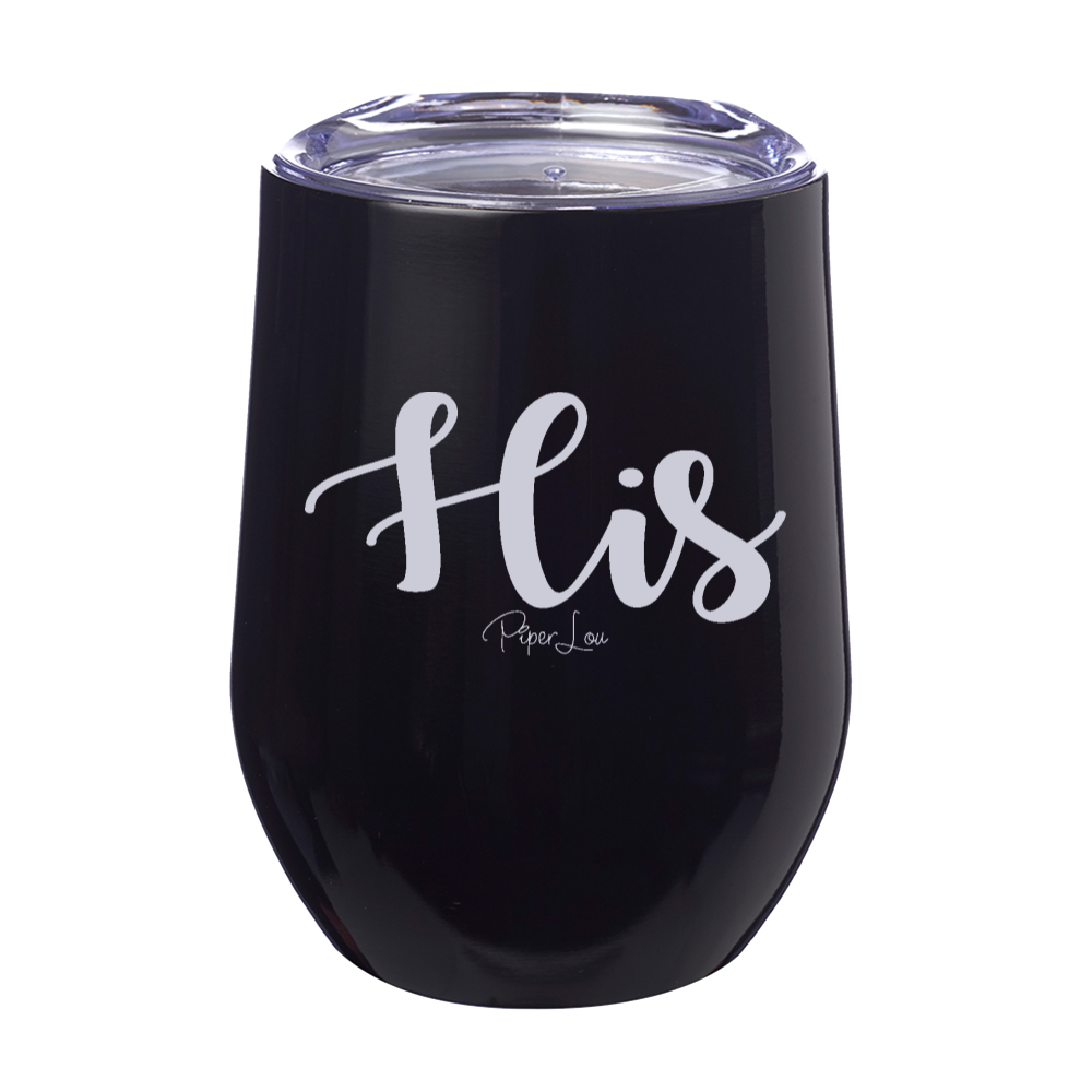 His 12oz Stemless Wine Cup
