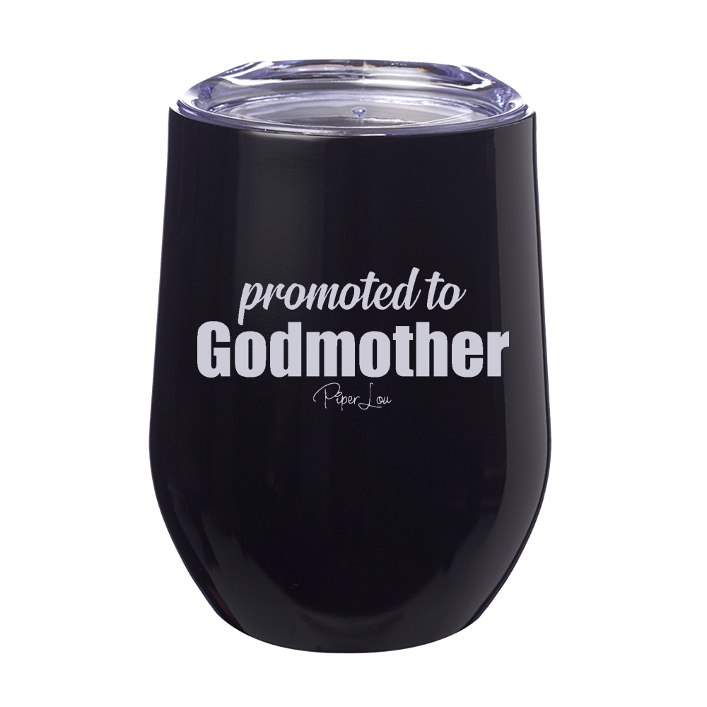 Promoted To Godmother Laser Etched Tumbler